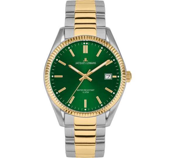 Jacques Lemans Derby  50-3K Uhr Herren Edelstahl Quarz 10Bar - Kopie